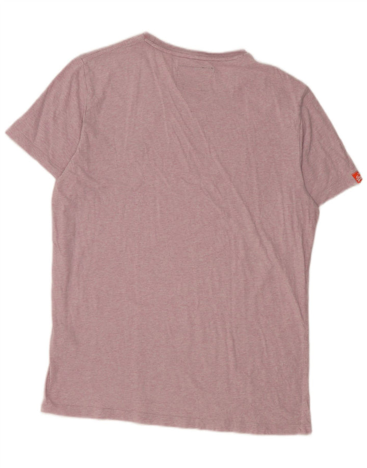 Superdry Camiseta para mujer Top UK 46 Large Pink Cotton