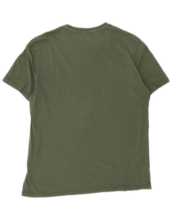 Lyle & Scott Camiseta Hombre Top XL Caqui Algodón
