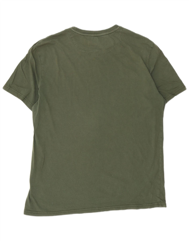 Lyle & Scott Camiseta Hombre Top XL Caqui Algodón