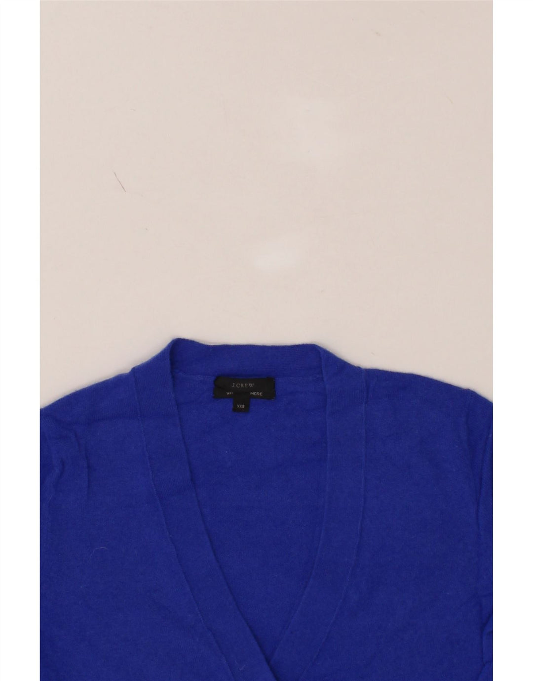 J. CREW Womens Cardigan Sweater UK 2 2XS Blue Wool Vintage J. Crew and Second-Hand J. Crew from Messina Hembry 