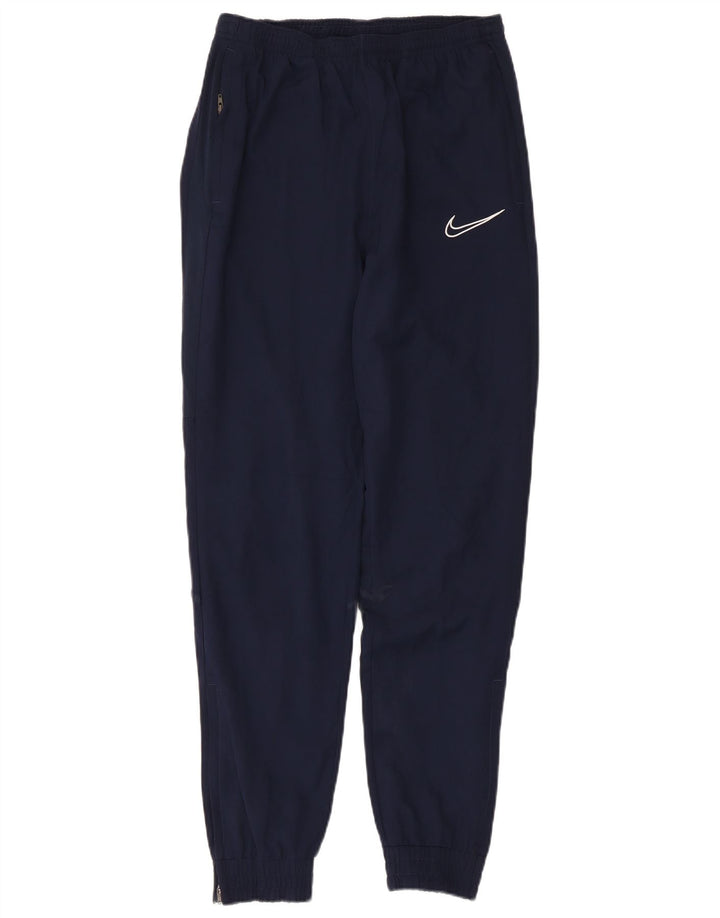 Nike Hombre Dri Fit Chándal Pantalones Joggers Pequeño Azul Marino Poliéster