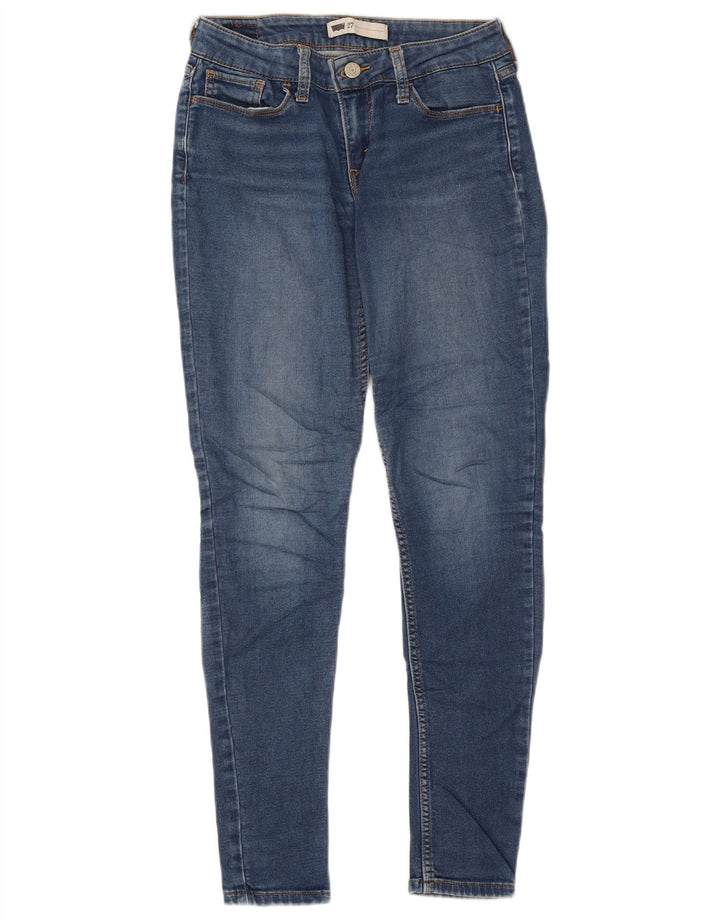 Levi's Vaqueros Pitillo Mujer W27 L30 Algodón Azul