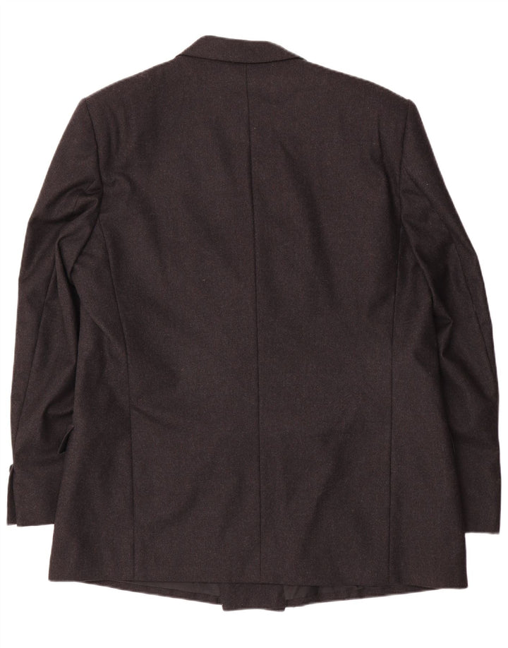 Redaelli Chaqueta tipo blazer con doble botonadura para hombre IT 56 3XL Lana gris