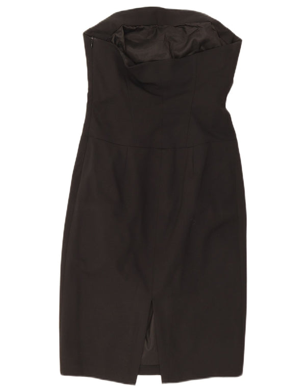 Elisabetta Franchi Vestido sin tirantes para mujer IT 44 Mediano Negro