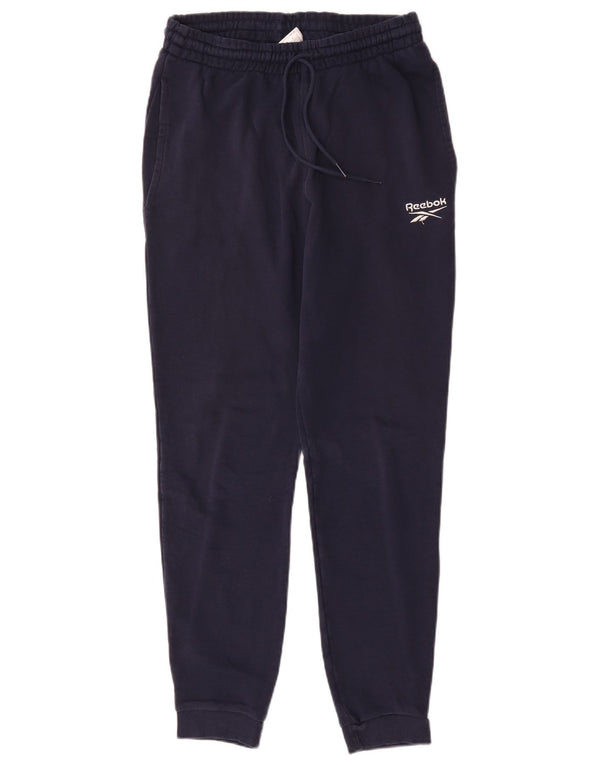 Pantalones de chándal Reebok Hombre Joggers Medium Azul Marino Algodón