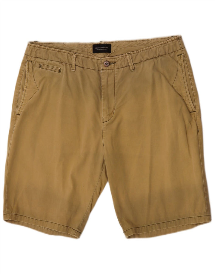Scotch & Soda Pantalones cortos chinos para hombre W34 Large Khaki