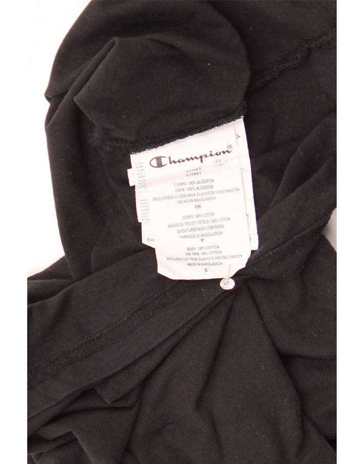 Champion Camiseta Hombre Top Small Algodón Negro