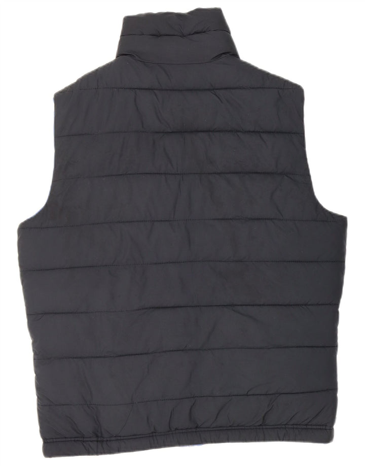 Chaleco acolchado reversible Hollister para hombre Reino Unido 38 Poliéster azul marino mediano