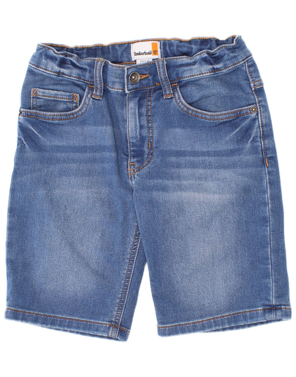Timberland Pantalones cortos vaqueros de corte regular para niños 9-10 años W26 Algodón azul