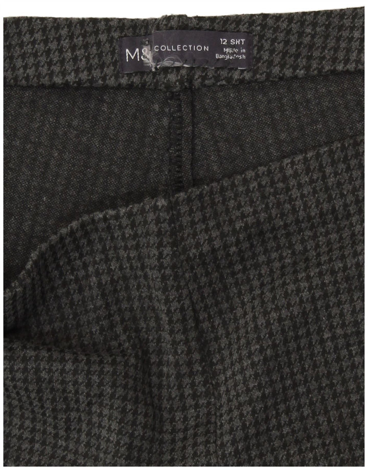 Marks & Spencer Pantalones cortos para mujer UK 12 Medium W30 L26 Gris