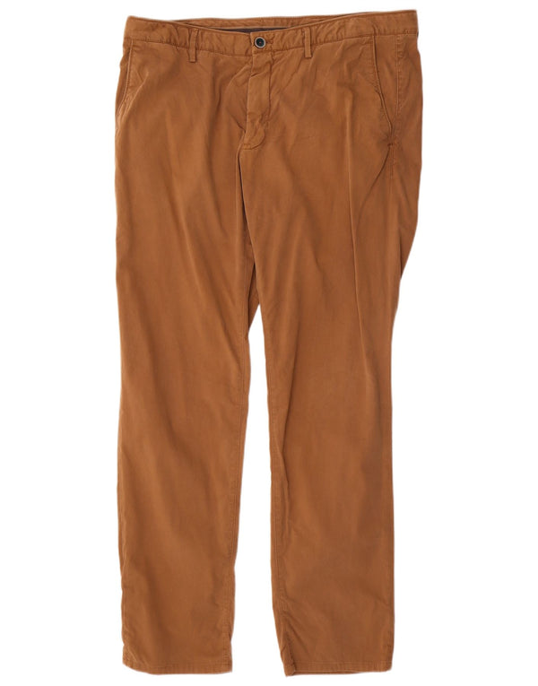 Massimo Dutti Pantalón Chino Slim Fit Hombre EU 46 XL W36 L31 Beige