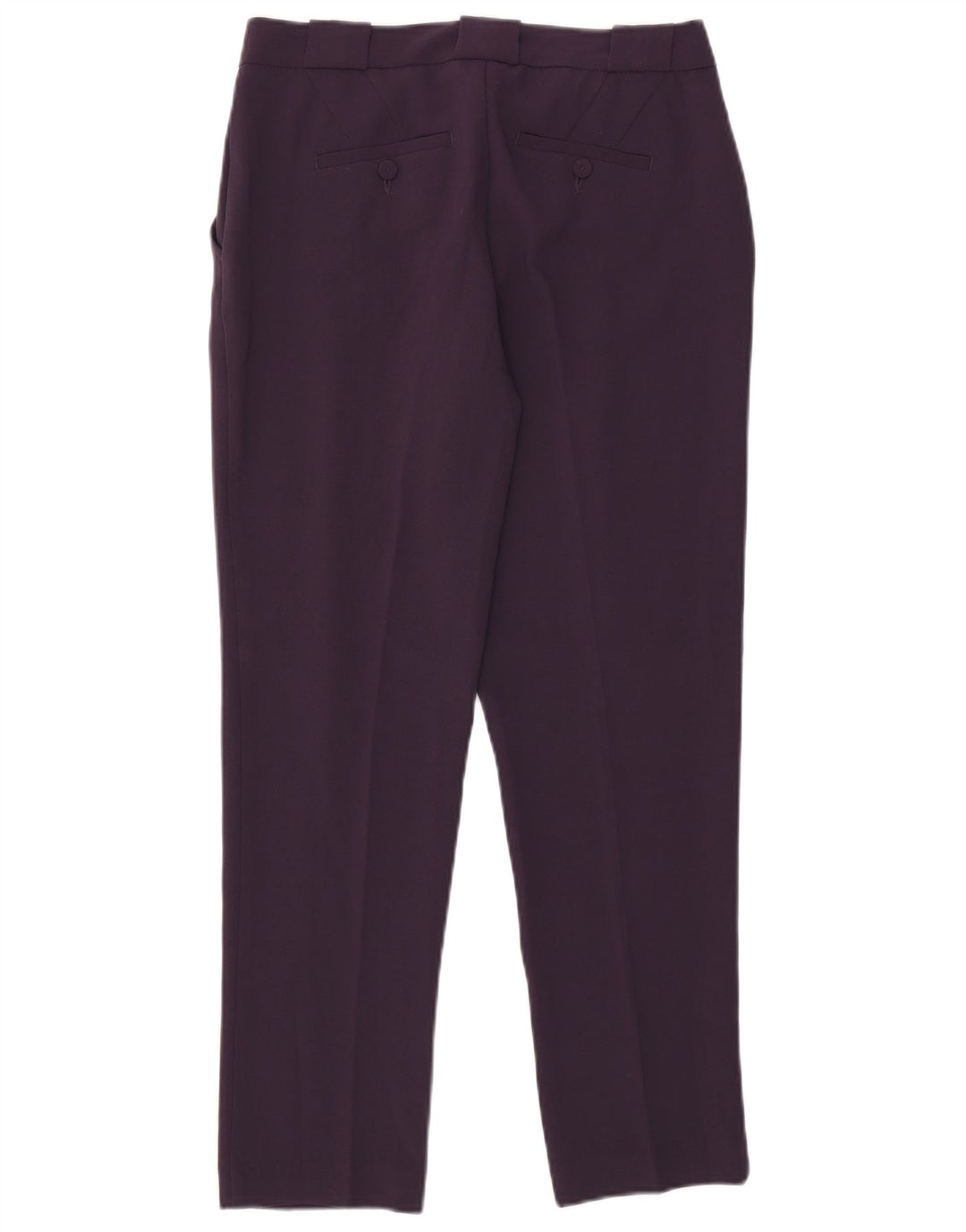 Benetton Pantalón Chino Slim Fit IT 42 Medium W30 L28 Poliéster Morado