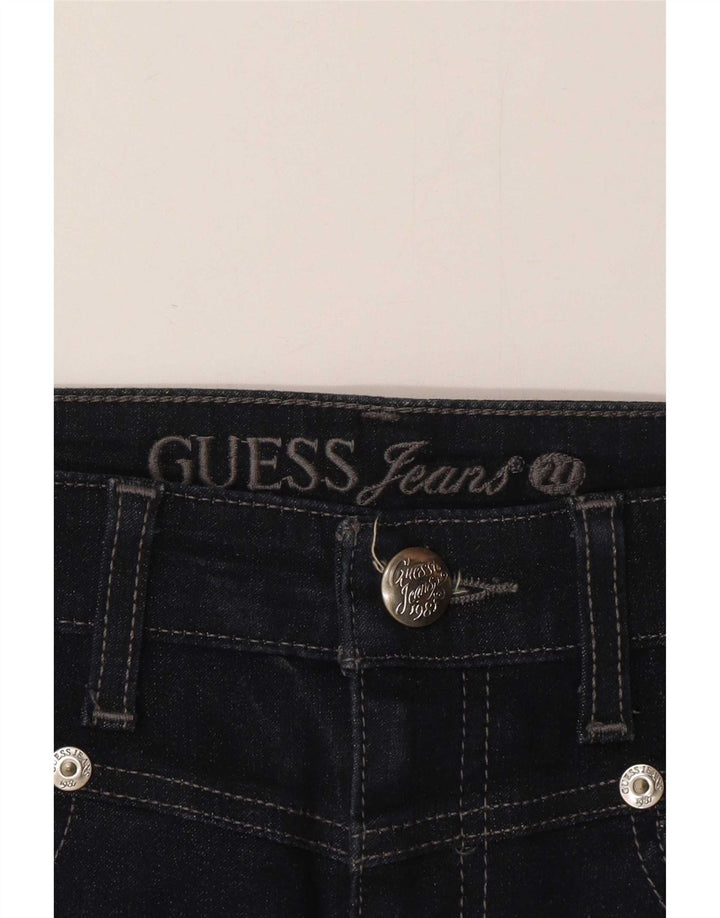Falda Guess Mujer W28 Medium Azul Marino Algodón