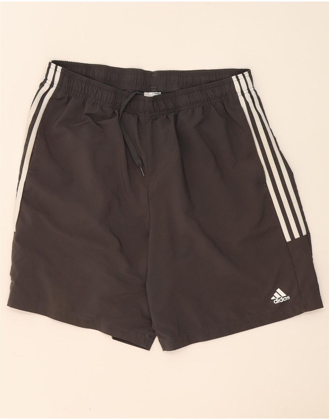 Adidas Pantalones cortos deportivos para hombre XL Gris Poliéster