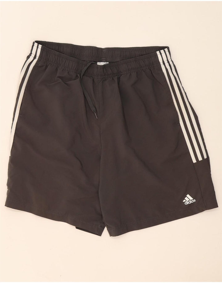 Adidas Pantalones cortos deportivos para hombre XL Gris Poliéster