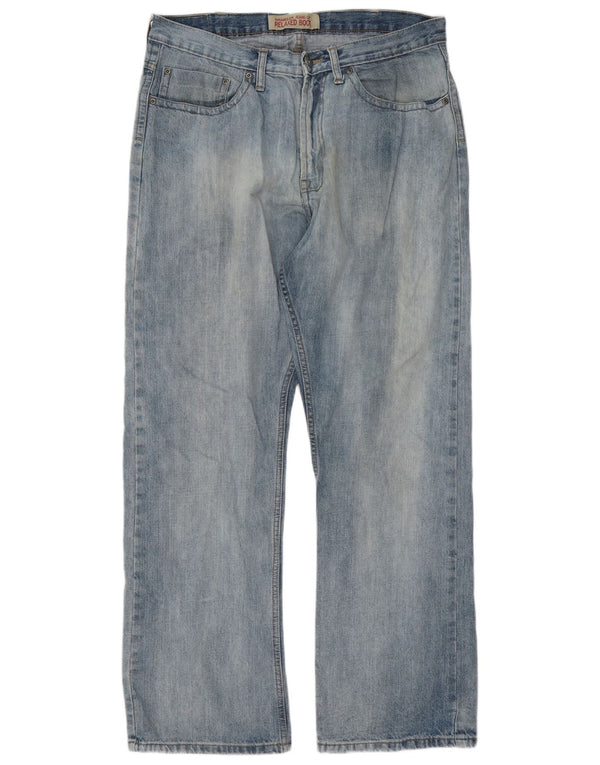 Wrangler Vaqueros Bootcut de Ajuste Relajado para Hombre W34 L32 Azul