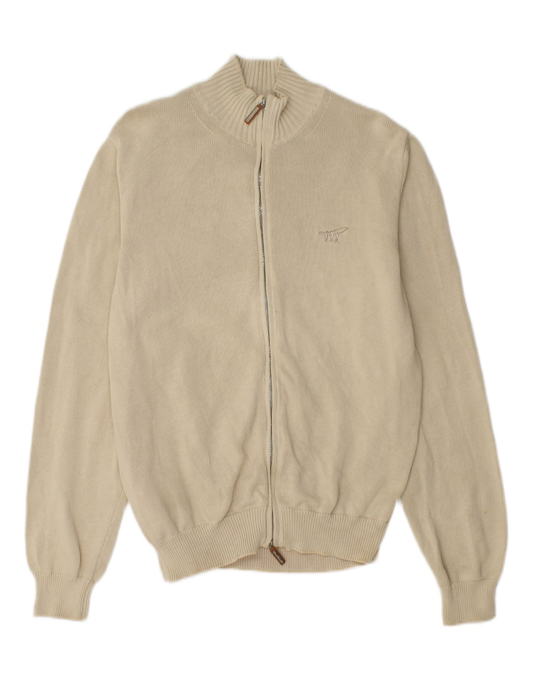 HENRY COTTONS Cárdigan para hombre suéter grande beige algodón