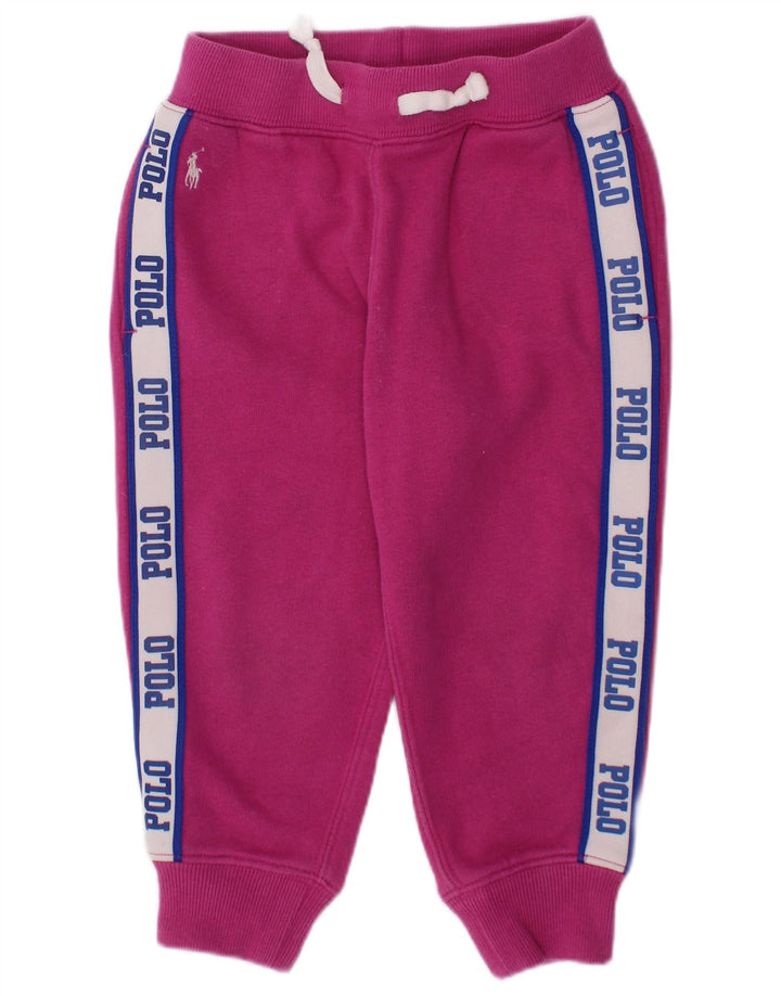 POLO RALPH LAUREN Pantalón Chándal Gráfico Bebé Niña 18-24 Meses Rosa