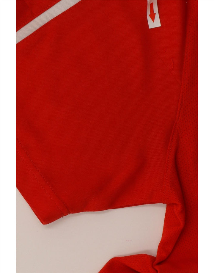 Puma Camiseta gráfica para hombre Top Medium Red Colourblock