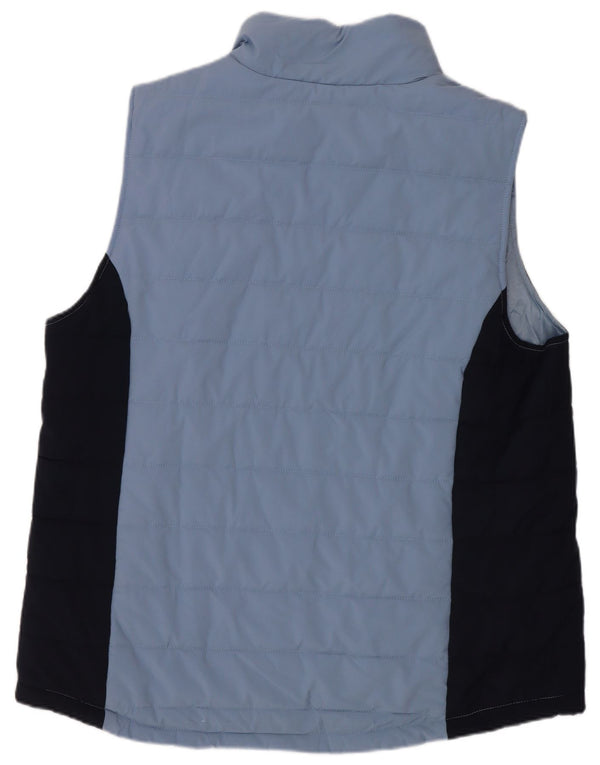 Hurley Chaleco acolchado para hombre UK 40 Large Azul Colorblock Algodón