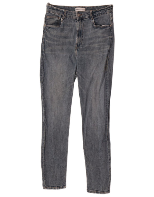 Zara Vaqueros pitillo para mujer EU 42 Large W32 L27 Azul