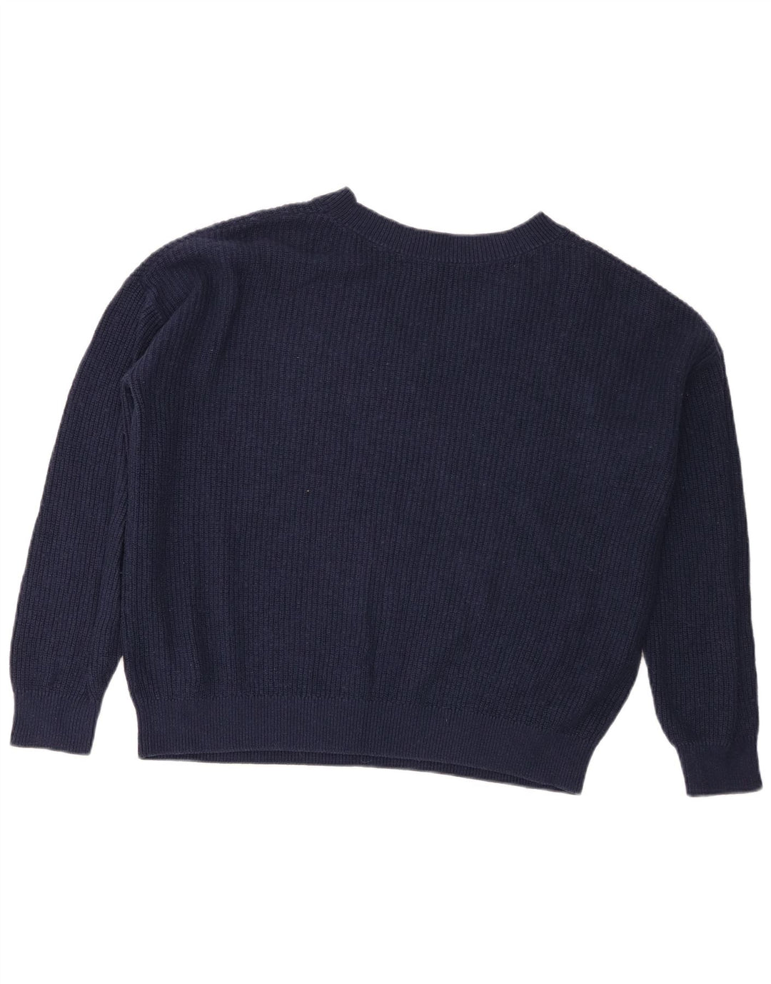 Marks & Spencer Suéter con Cuello en V para Mujer UK 44 Medio Azul Marino