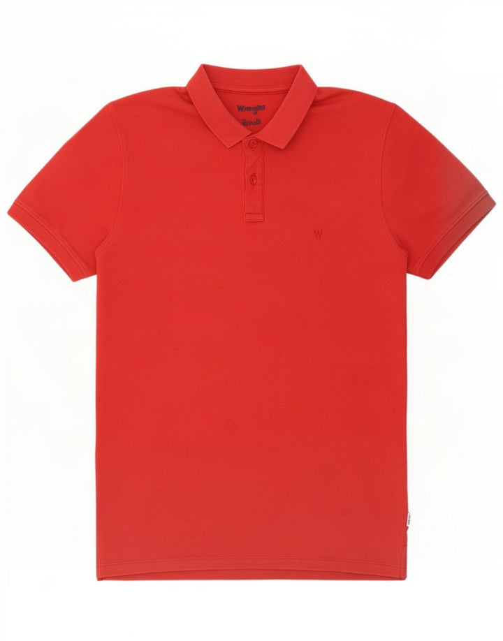 Polo Wrangler Hombre Algodón Rojo Medio