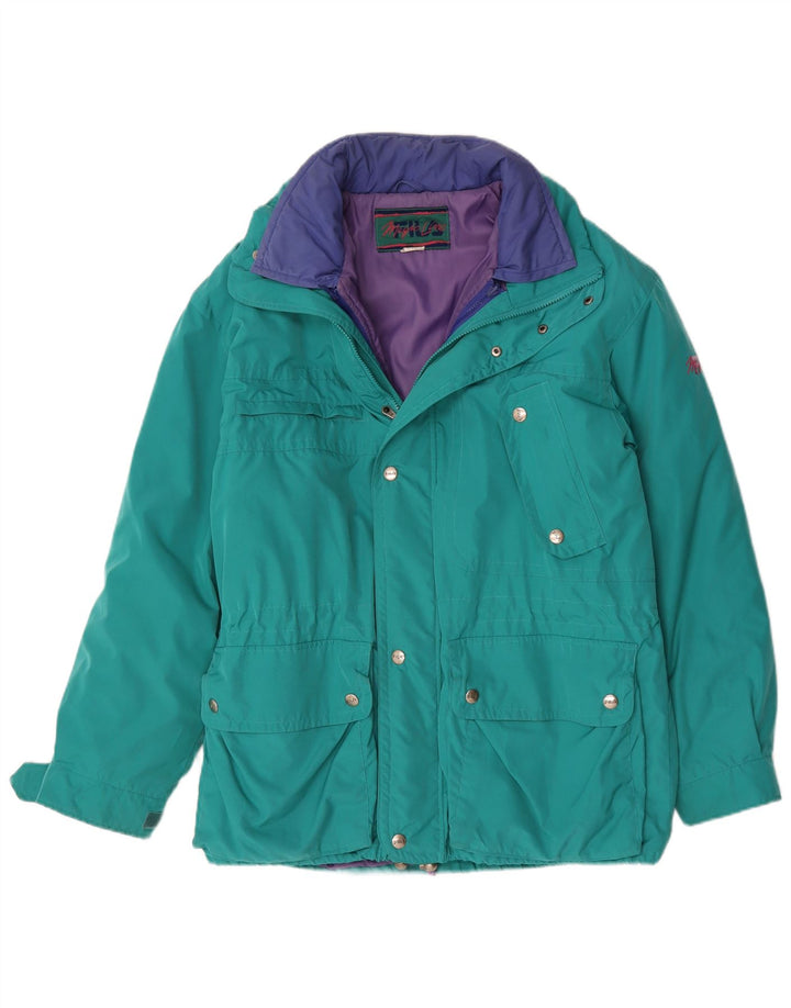 Fila Chaqueta de esquí con capucha para hombre IT 52 2XL Verde