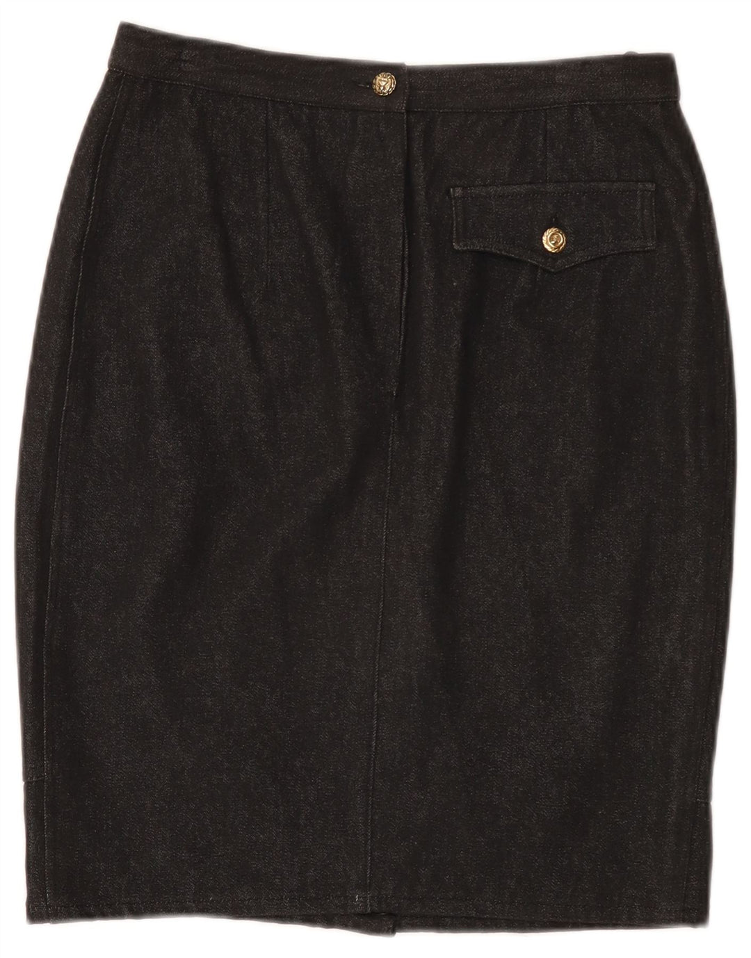 Giorgio Grati Falda vaquera para mujer IT 44 Medium W28 Negro
