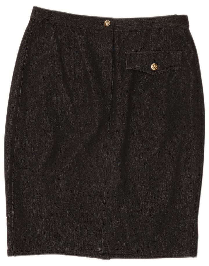 Giorgio Grati Falda vaquera para mujer IT 44 Medium W28 Negro