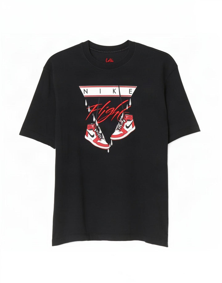 Jordan - Camiseta con gráfico extragrande para hombre, talla pequeña, algodón negro
