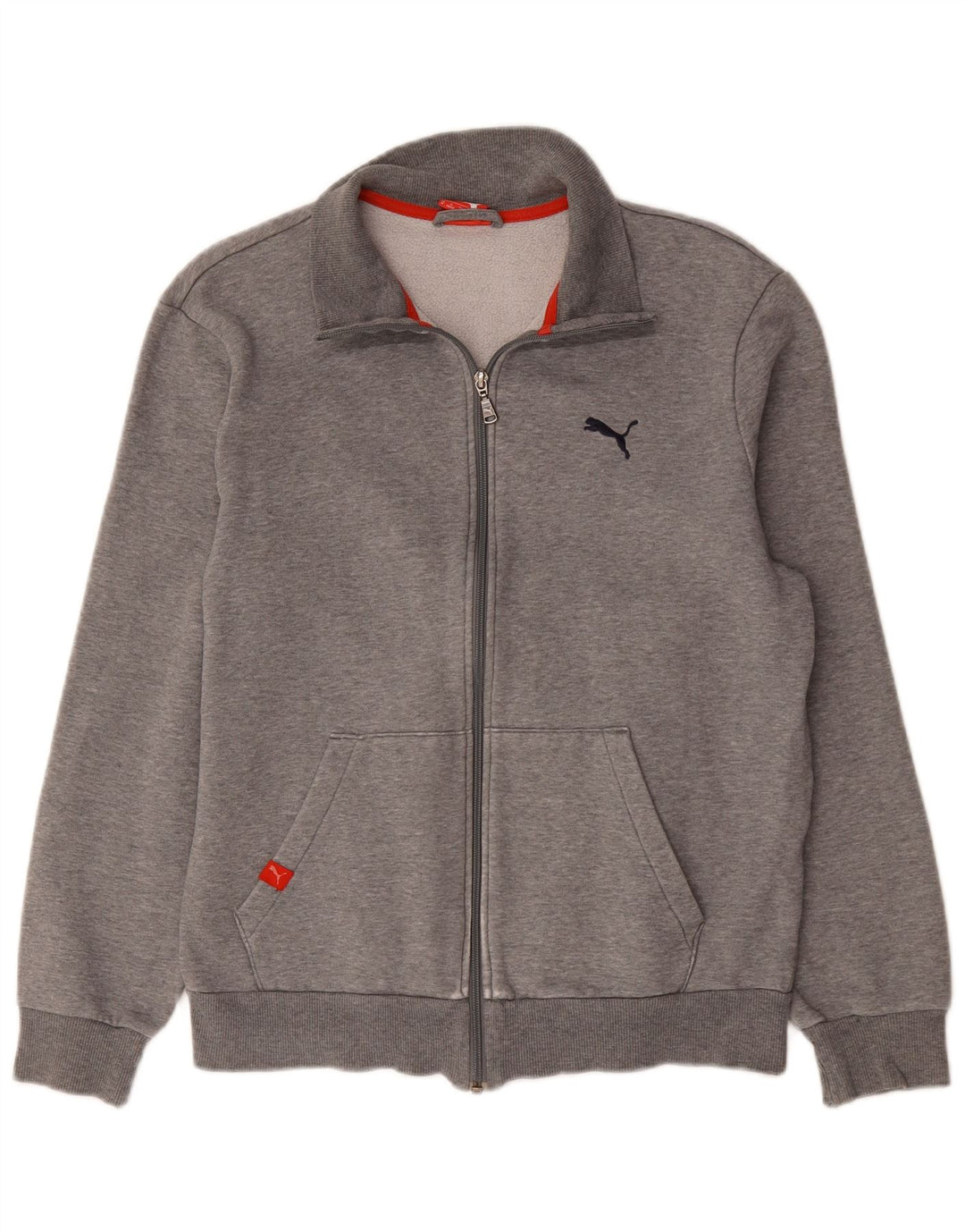 Puma Chaqueta De Chándal Para Hombre De Algodón Gris Medio