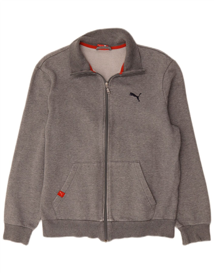 Puma Chaqueta De Chándal Para Hombre De Algodón Gris Medio