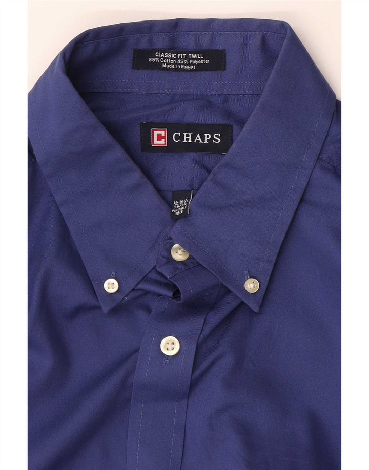 Chaps Camisa para hombre talla 16 1/2 grande algodón azul