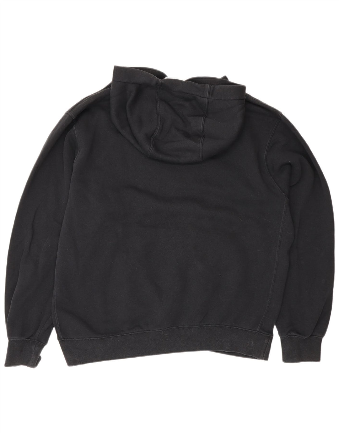 Nike - Sudadera con capucha para hombre (algodón negro mediano)