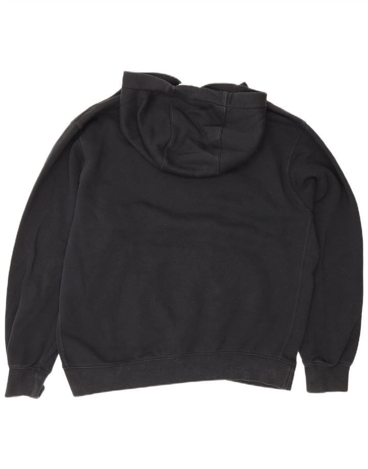 Nike - Sudadera con capucha para hombre (algodón negro mediano)