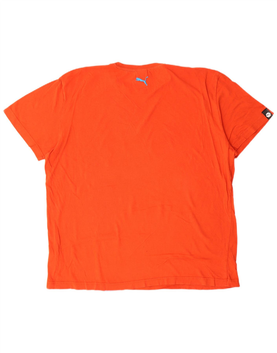 PUMA Camiseta gráfica para hombre Top XL Algodón naranja