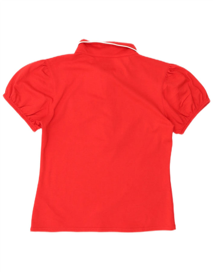 FILA Polo para mujer UK 40 Grande Algodón rojo