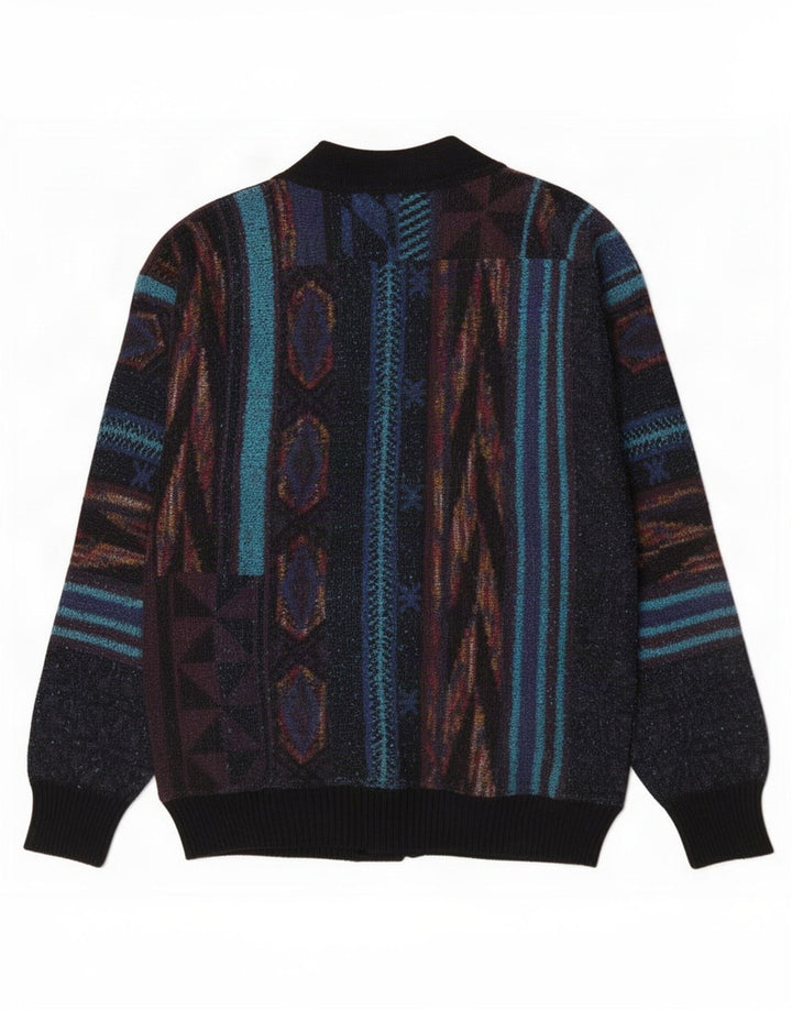 Luciano Chiari Cárdigan Hombre IT 48 Medium Multicolor Geométrico