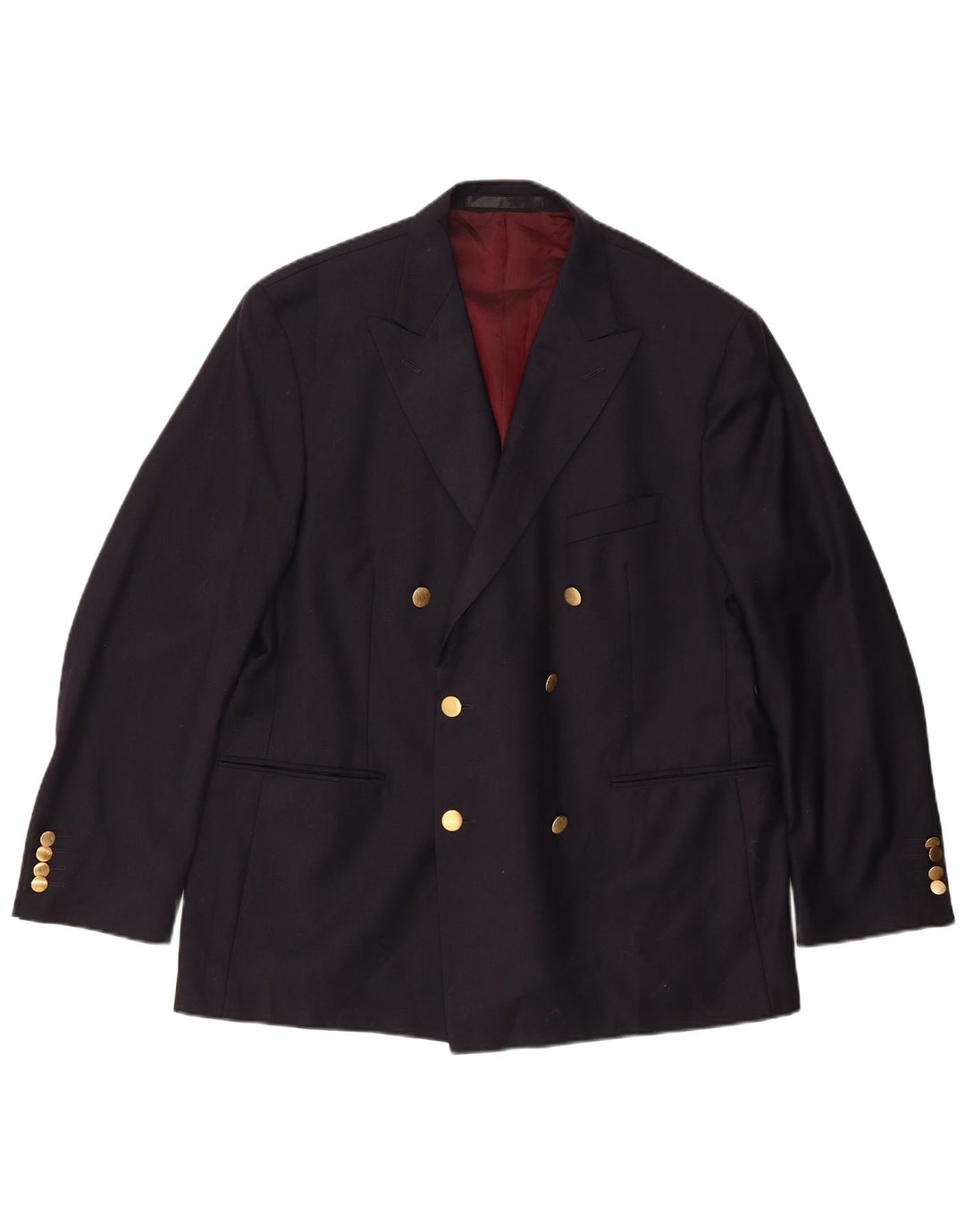 Marks & Spencer Chaqueta tipo blazer con doble botonadura para hombre UK 42 Large Azul marino