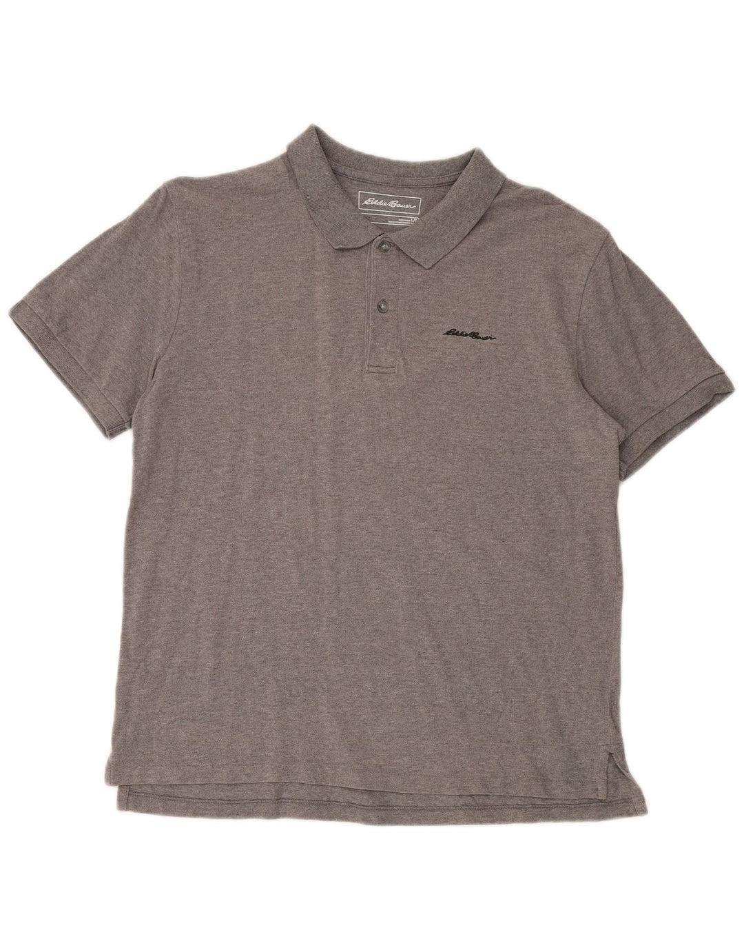 Eddie Bauer Polo para hombre grande gris