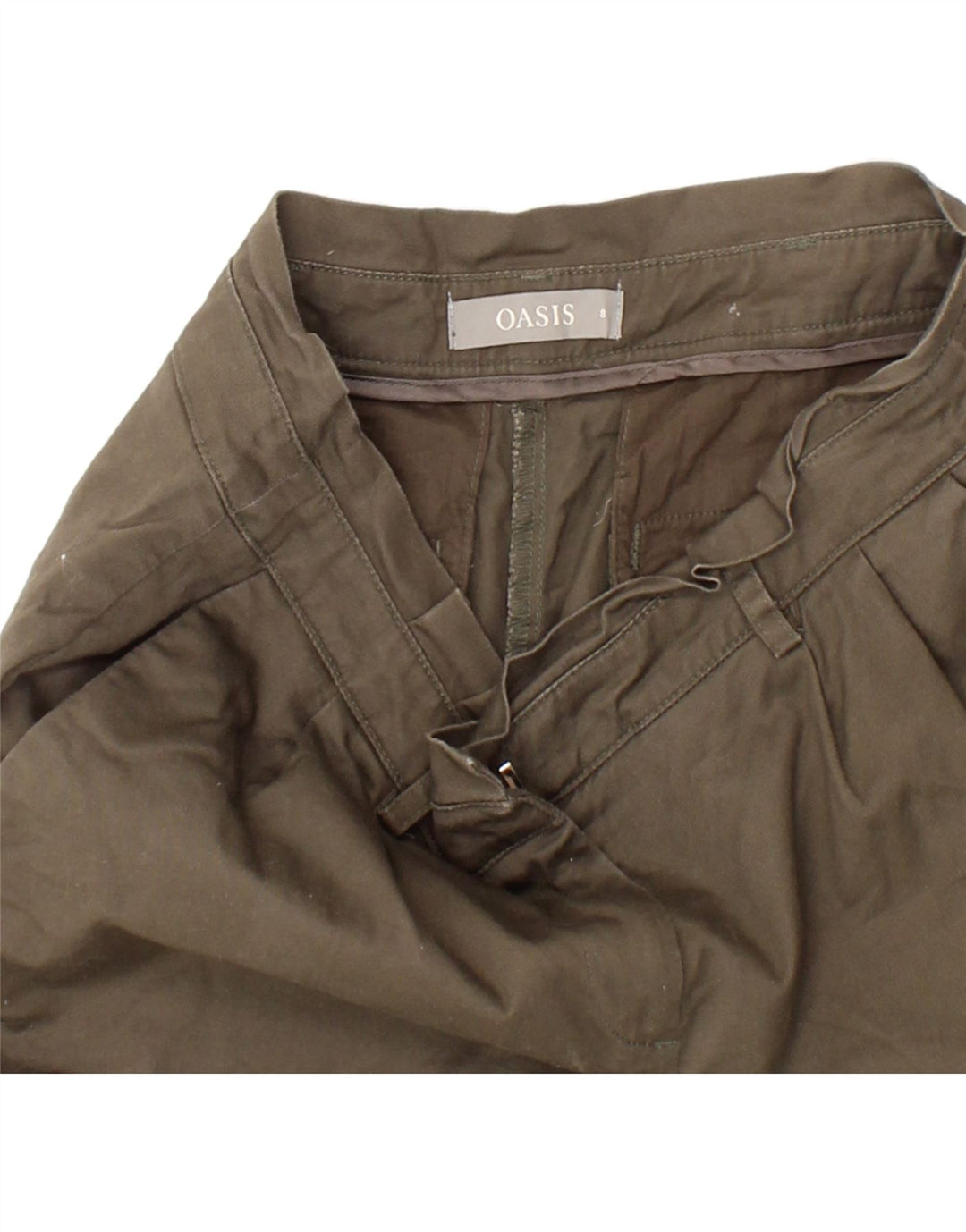 OASIS Womens Chino Shorts UK 8 Small W28  Grey Cotton Vintage Oasis and Second-Hand Oasis from Messina Hembry 