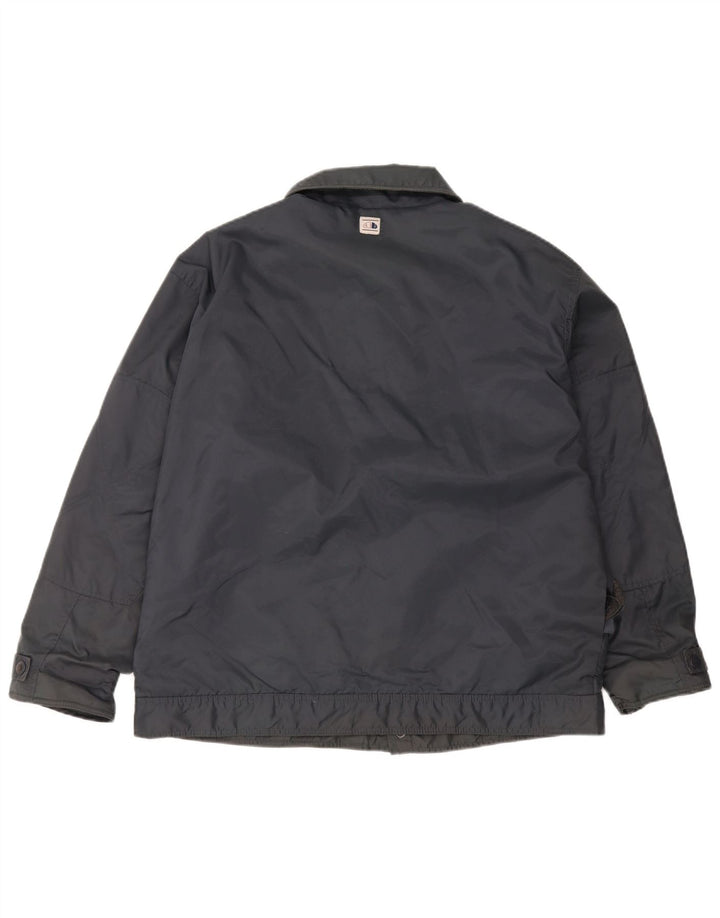 Americanino Chaqueta Bomber para Hombre UK 40 Grande Nylon Negro