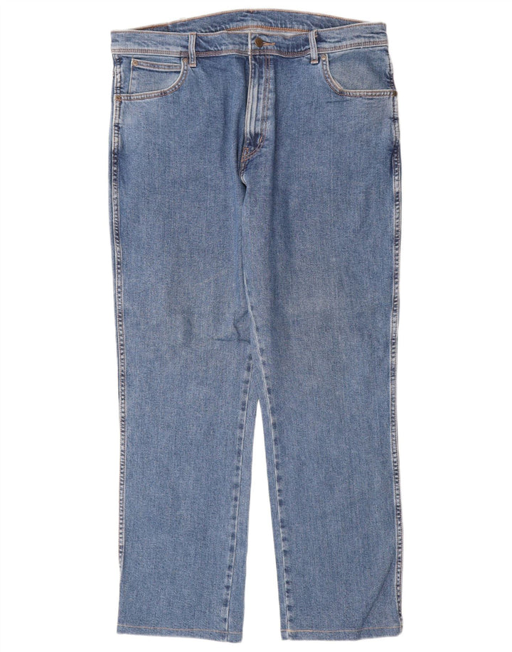 Wrangler Vaqueros Rectos De Corte Regular Para Hombre W38 L32 Algodón Azul