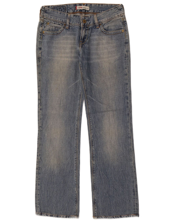 Vaqueros Levi's Mujer 570 Rectos W28 L30 Algodón Azul