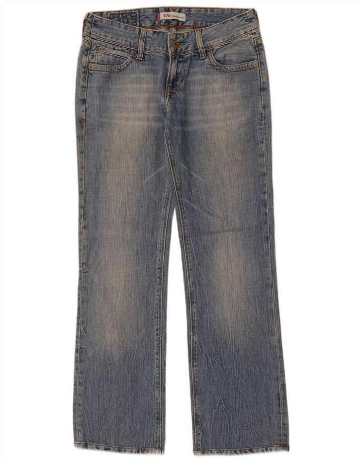 Vaqueros Levi's Mujer 570 Rectos W28 L30 Algodón Azul