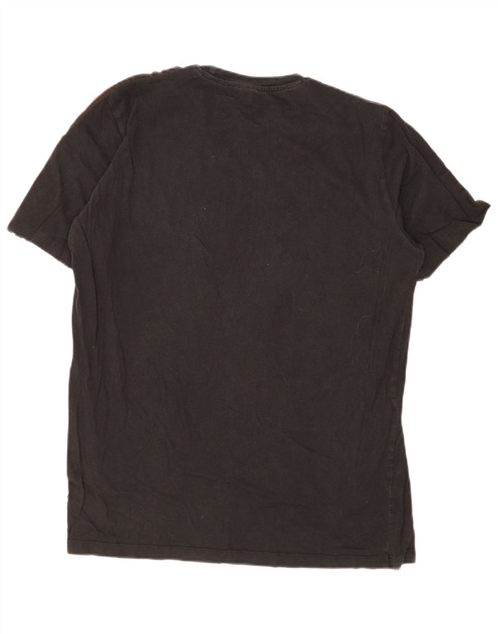 Replay - Camiseta gráfica para hombre, talla grande, color negro