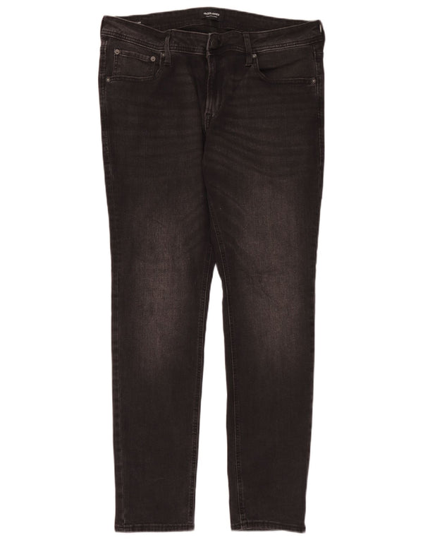 Jack & Jones Vaqueros pitillo Liam para hombre W36 L32 Algodón negro