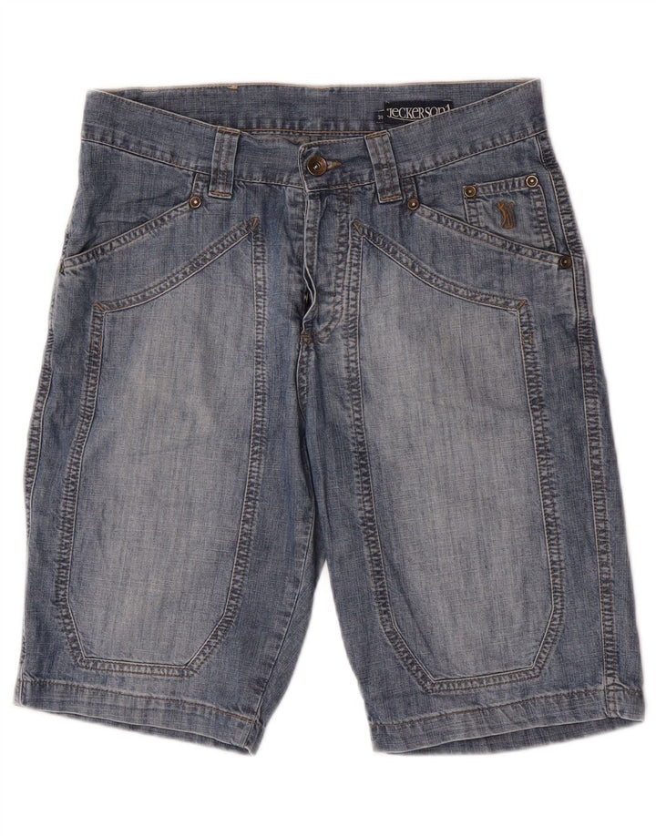 Jeckerson Shorts De Mezclilla Para Hombre W30 Algodón Azul Medio