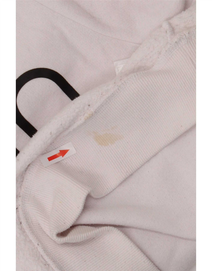 Calvin Klein Sudadera Gráfica para Hombre Jersey De Algodón Blanco Mediano